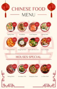 Menu nhà hàng A4 giá rẻ
