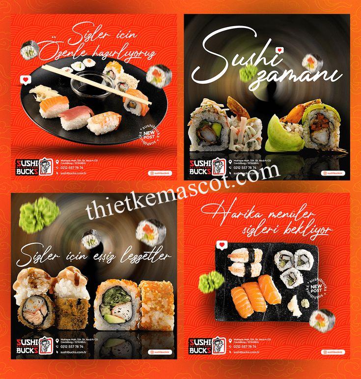 Thiết kế menu Sushi 10 sushi 2