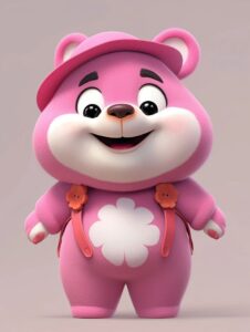 Thiết kế mascot 3D Kinh doanh theo yêu cầu