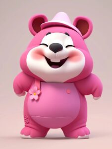 Thiết kế mascot 3D Kinh doanh theo yêu cầu