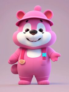 Thiết kế mascot 3D Kinh doanh theo yêu cầu