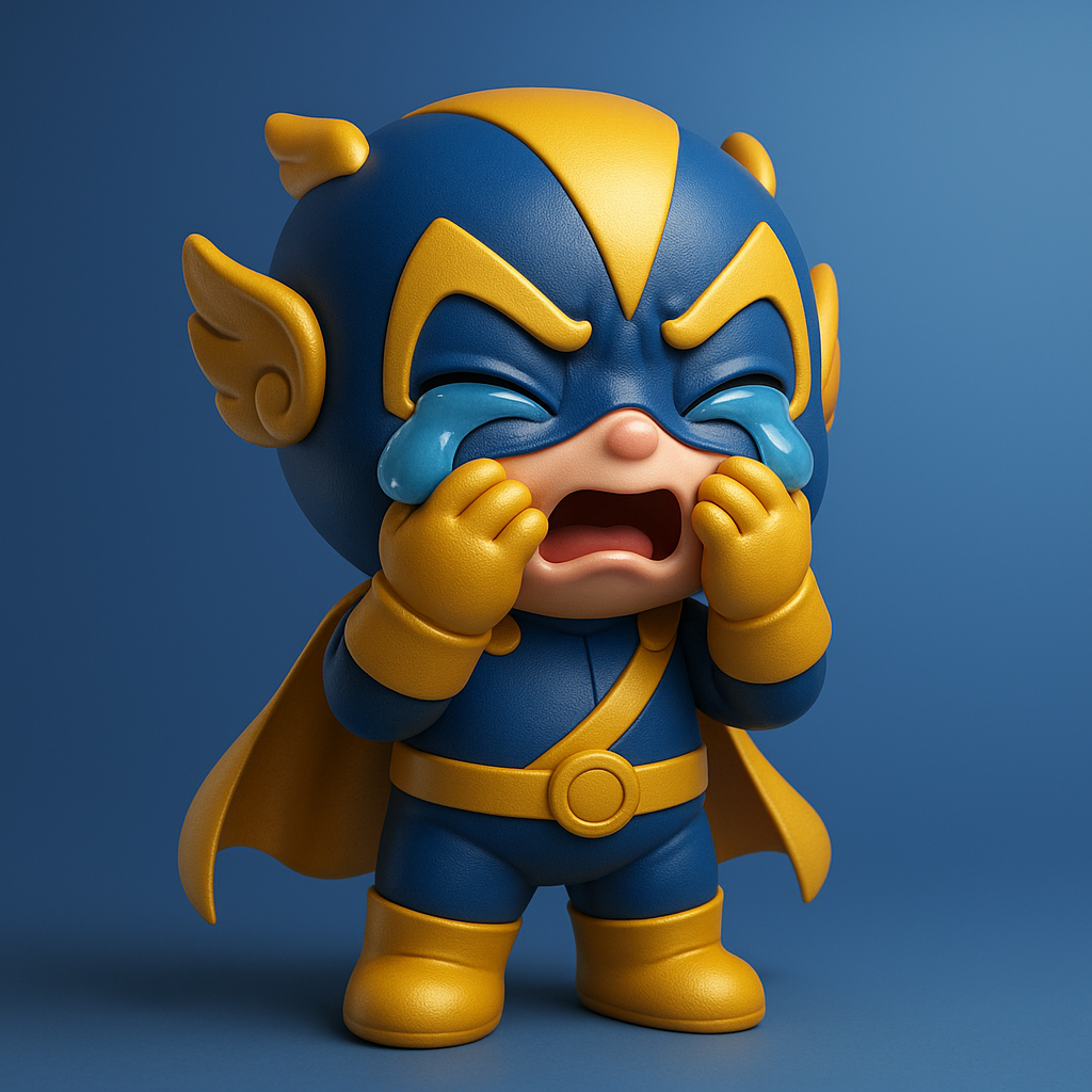 Thiết kế mascot Super Hero Illustration