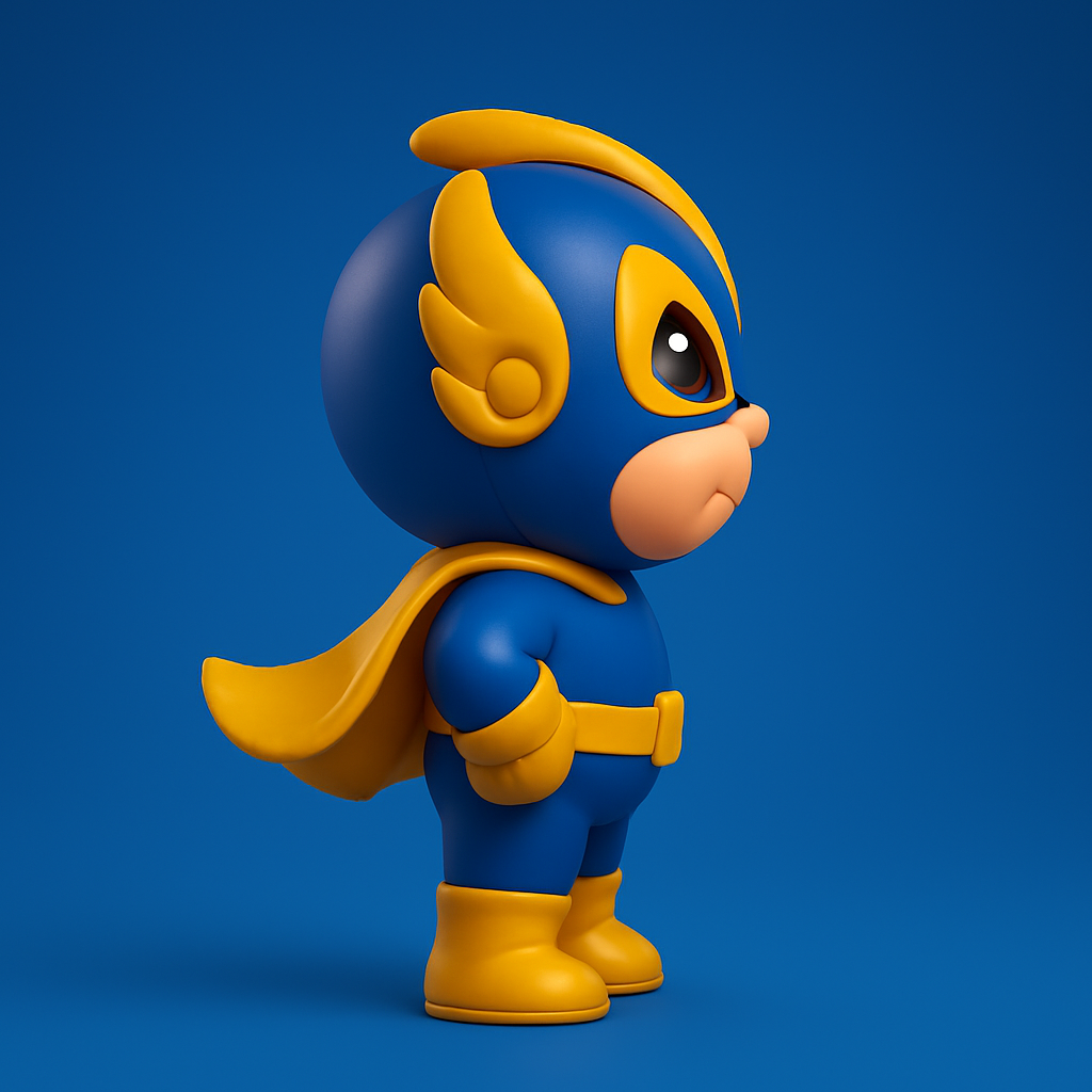 Thiết kế mascot Super Hero Illustration