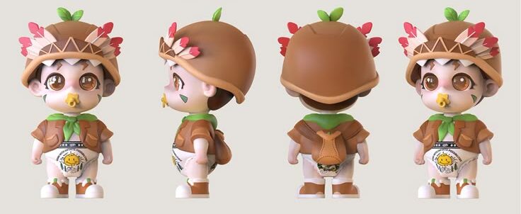 Thiết kế mascot 3D theo mẫu