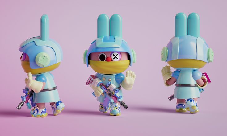 Thiết kế mascot 3D theo mẫu