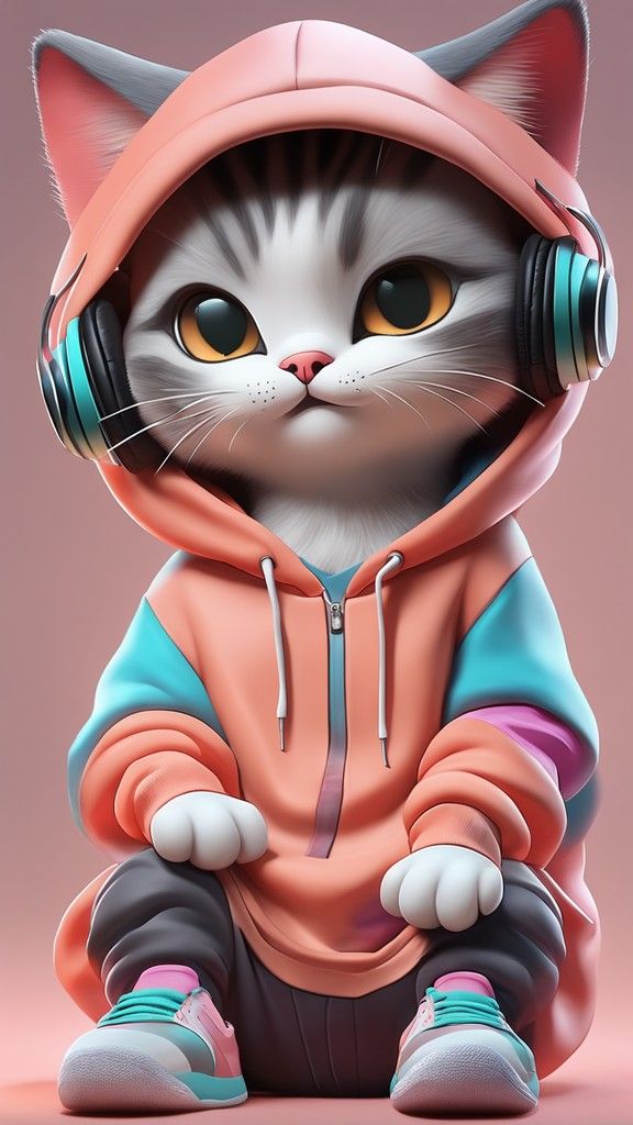 Hướng dẫn thiết kế mascot mèo