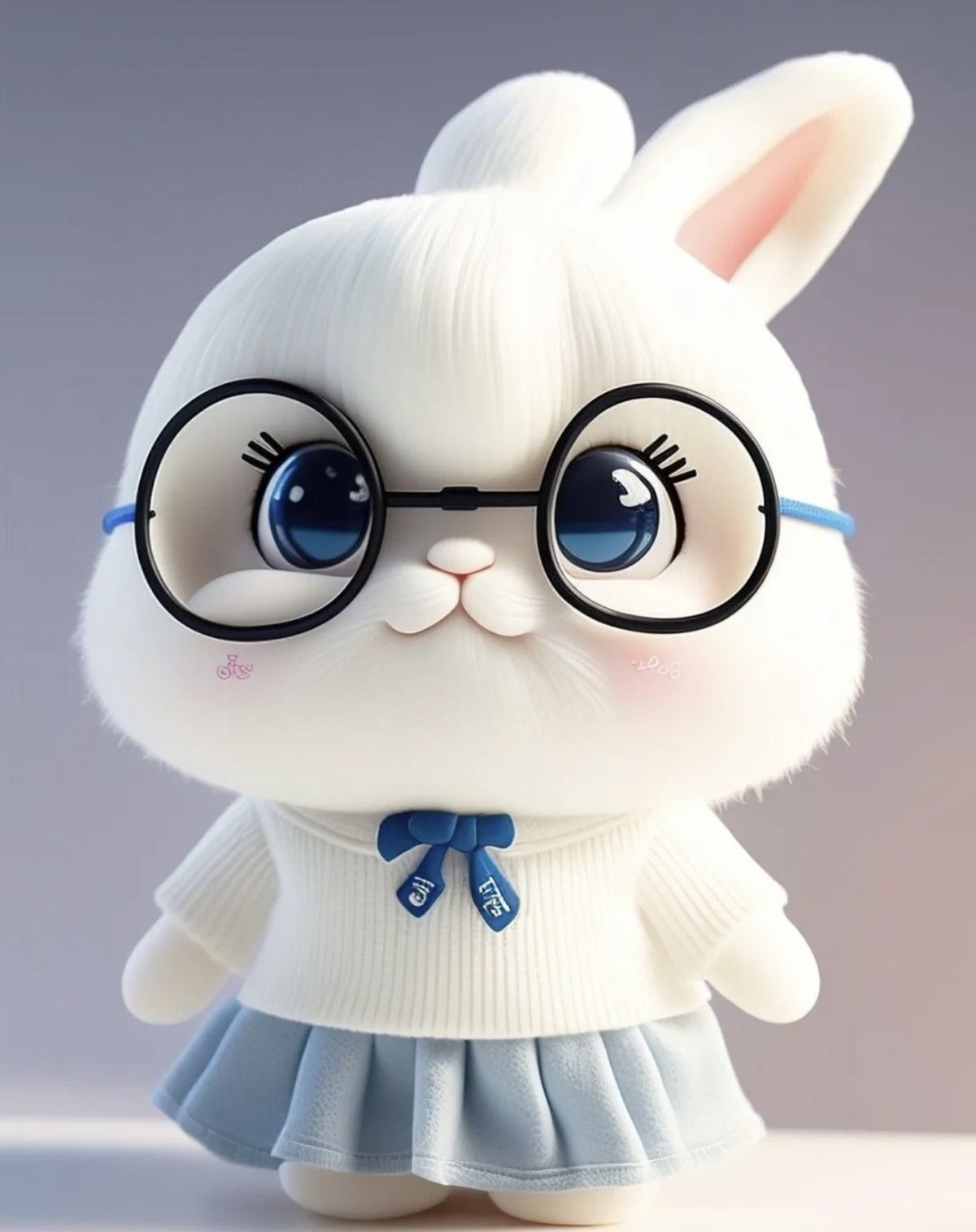Mascot chibi thỏ giá rẻ