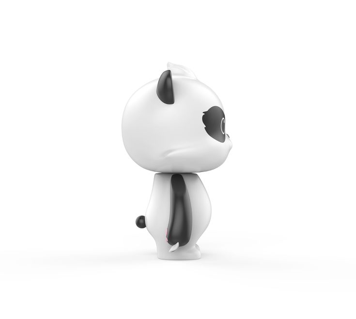 Thiết kế mascot trơn và mascot lông GẤU TRÚC